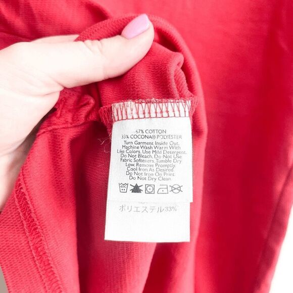 Eddie Bauer Mens Polo Shirt Collared Button Red Medium - Picture 4 of 6